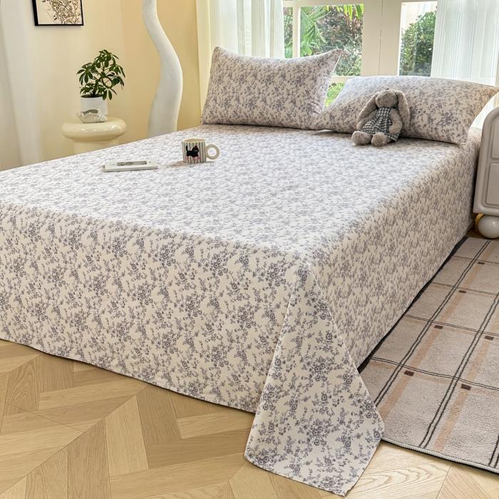 91家纺网 家纺一手货源 找家纺 红日子纺织品 2026新款老粗布纯棉床单单床单床单单件 慕兰