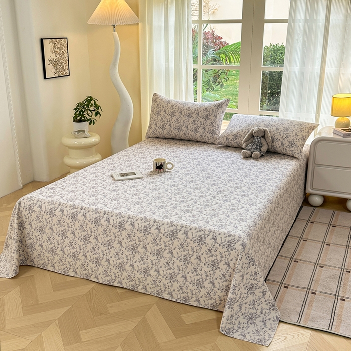 91家纺网 家纺一手货源 找家纺 红日子纺织品 2026新款老粗布纯棉床单单床单床单单件 慕兰