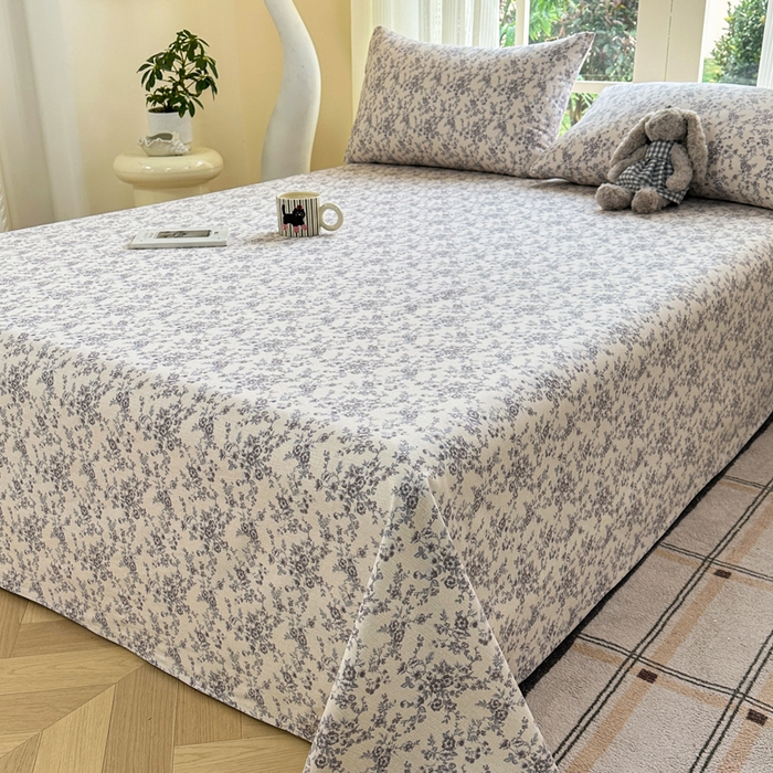 91家纺网 家纺一手货源 找家纺 红日子纺织品 2026新款老粗布纯棉床单单床单床单单件 慕兰