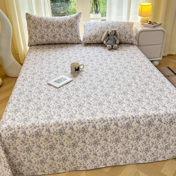 91家纺网 家纺一手货源 找家纺 红日子纺织品 2026新款老粗布纯棉床单单床单床单单件 慕兰