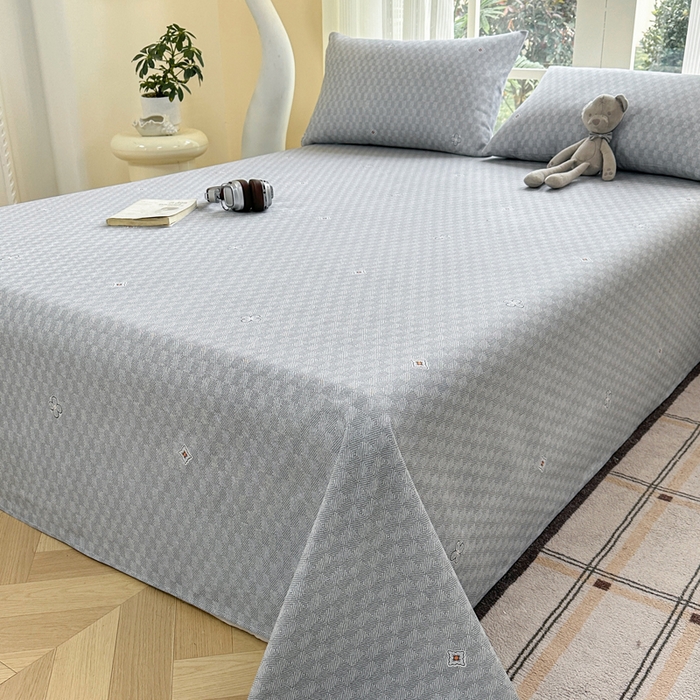 91家纺网 家纺一手货源 找家纺 红日子纺织品 2026新款老粗布纯棉床单单床单床单单件 南初