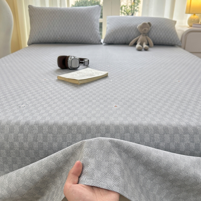 91家纺网 家纺一手货源 找家纺 红日子纺织品 2026新款老粗布纯棉床单单床单床单单件 南初