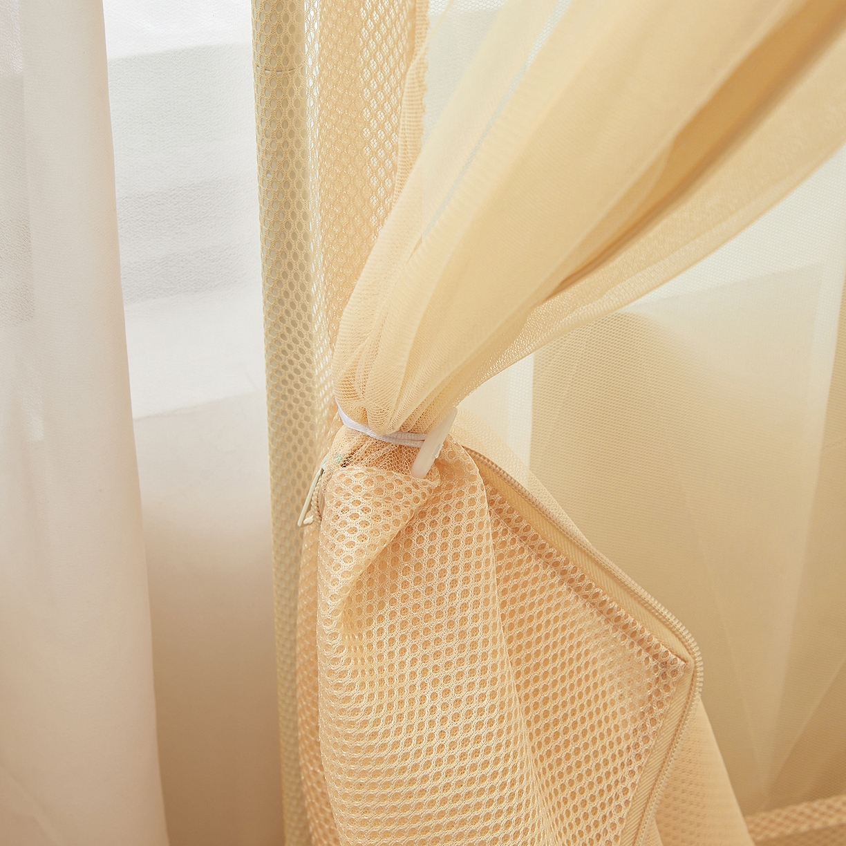 91家纺网 家纺一手货源 找家纺 （总）艺利轩蚊帐 2026新款樱桃三开门坐床蚊帐