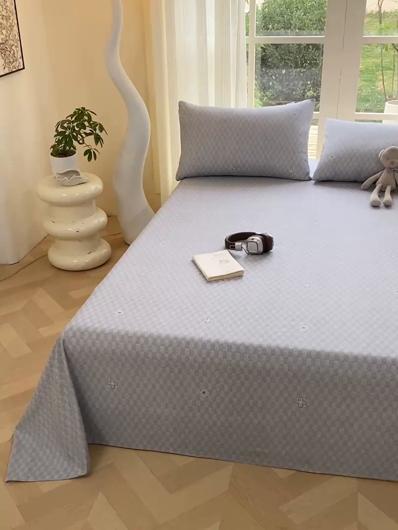 91家纺网 家纺一手货源 找家纺 红日子纺织品 2026新款老粗布纯棉床单单床单床单单件 南初