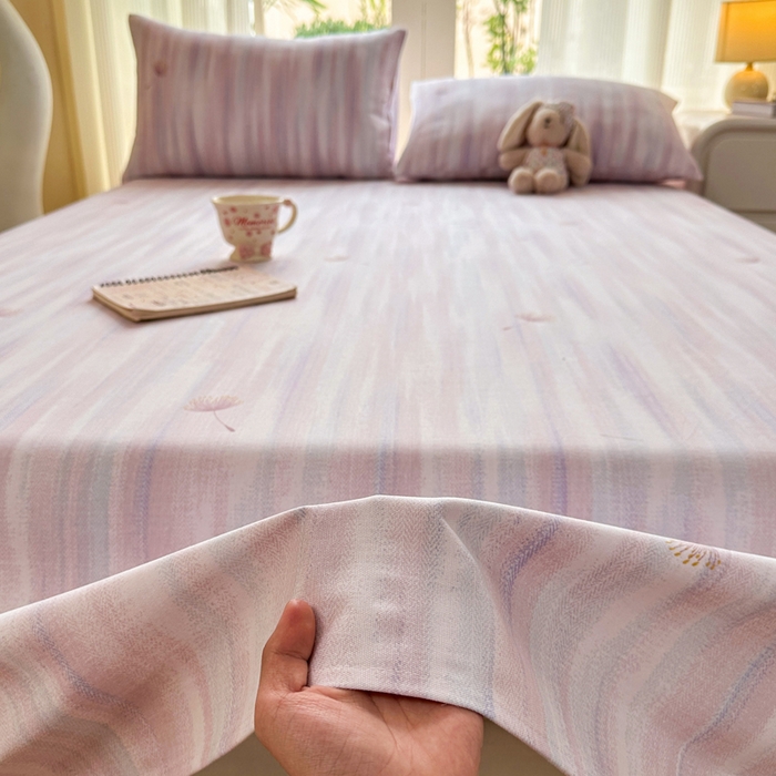 91家纺网 家纺一手货源 找家纺 红日子纺织品 2026新款老粗布纯棉床单单床单床单单件 蒲樱