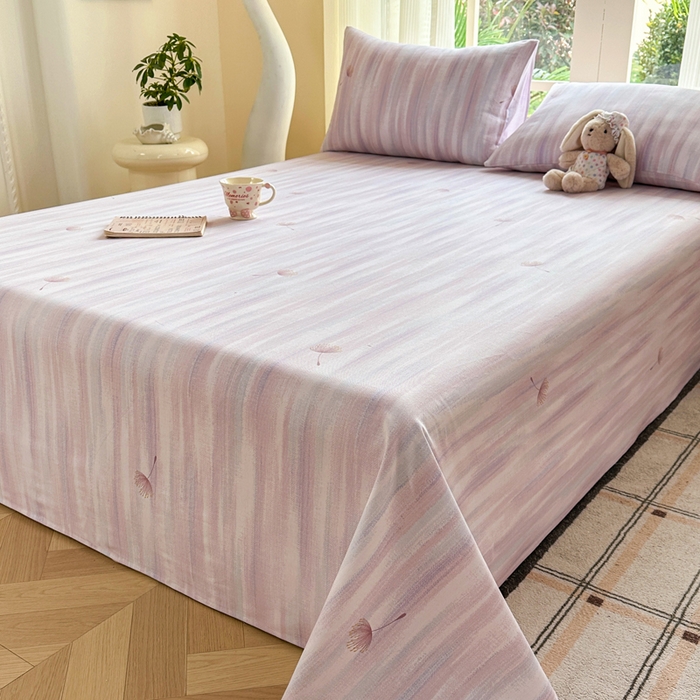 91家纺网 家纺一手货源 找家纺 红日子纺织品 2026新款老粗布纯棉床单单床单床单单件 蒲樱