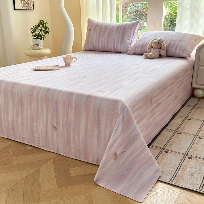 91家纺网 家纺一手货源 找家纺 红日子纺织品 2026新款老粗布纯棉床单单床单床单单件 蒲樱