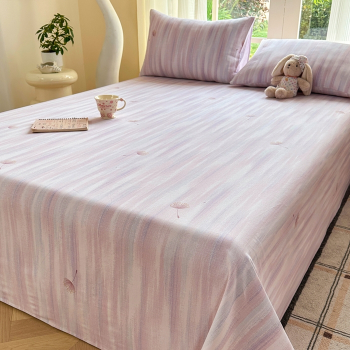 91家纺网 家纺一手货源 找家纺 红日子纺织品 2026新款老粗布纯棉床单单床单床单单件 蒲樱