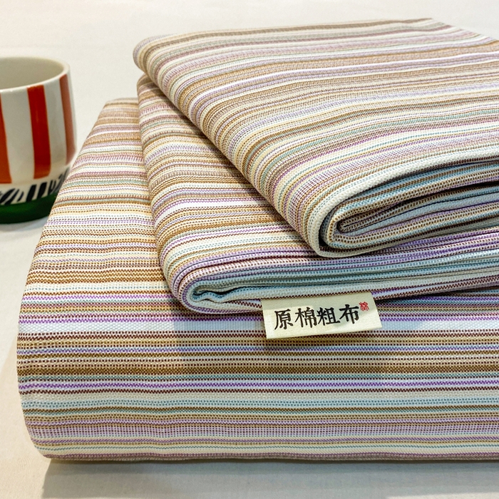 红日子纺织品 2026新款老粗布纯棉床单单床单床单单件 森韵