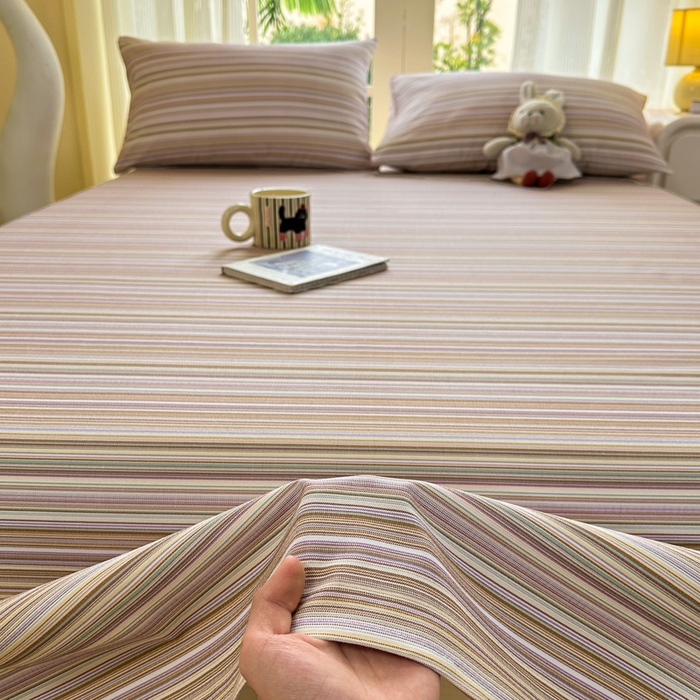 91家纺网 家纺一手货源 找家纺 红日子纺织品 2026新款老粗布纯棉床单单床单床单单件 森韵