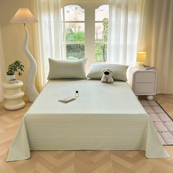 91家纺网 家纺一手货源 找家纺 红日子纺织品 2026新款老粗布纯棉床单单床单床单单件 知意