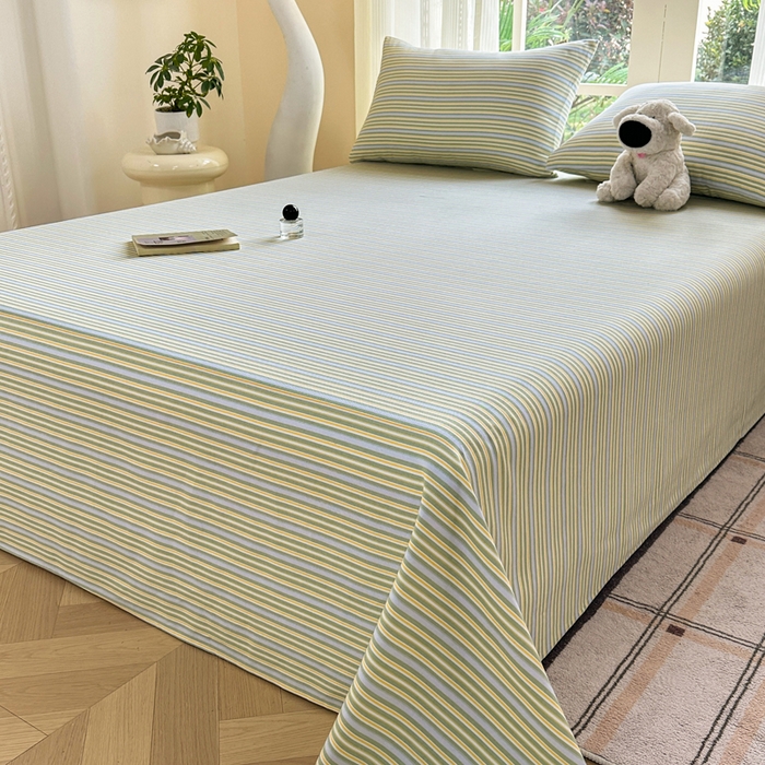 91家纺网 家纺一手货源 找家纺 红日子纺织品 2026新款老粗布纯棉床单单床单床单单件 知意