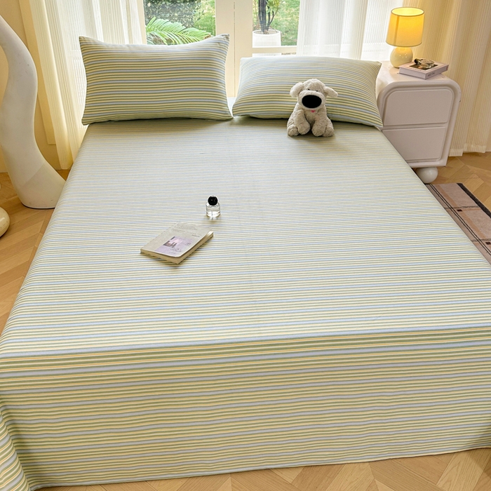 91家纺网 家纺一手货源 找家纺 红日子纺织品 2026新款老粗布纯棉床单单床单床单单件 知意