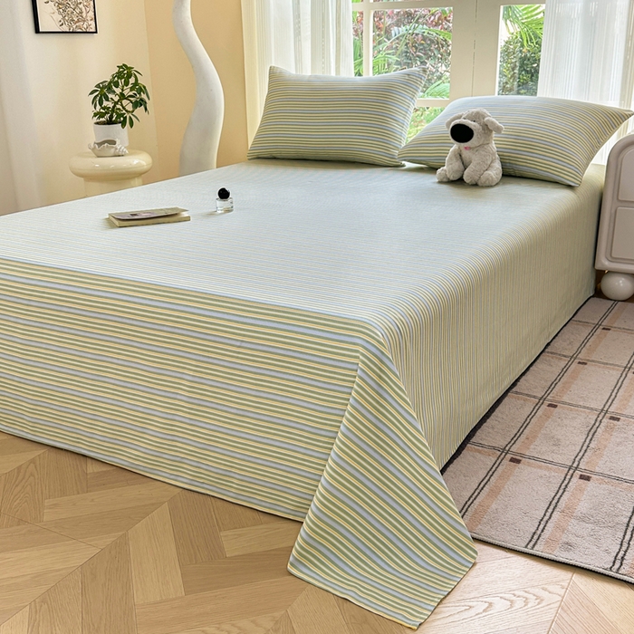 91家纺网 家纺一手货源 找家纺 红日子纺织品 2026新款老粗布纯棉床单单床单床单单件 知意