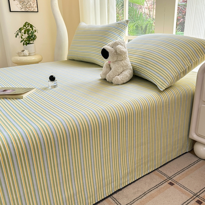 91家纺网 家纺一手货源 找家纺 红日子纺织品 2026新款老粗布纯棉床单单床单床单单件 知意