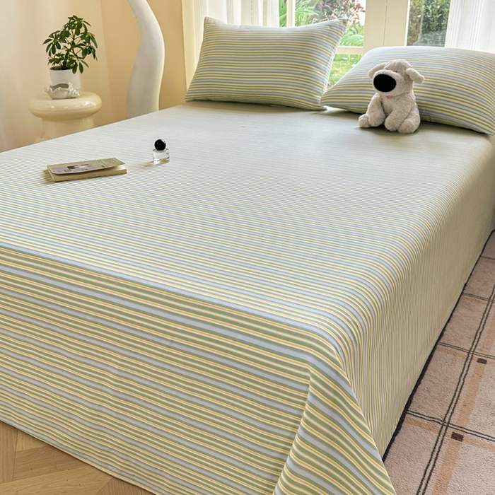 91家纺网 家纺一手货源 找家纺 红日子纺织品 2026新款老粗布纯棉床单单床单床单单件 知意