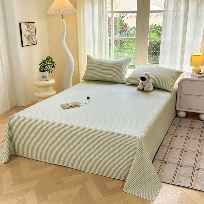 91家纺网 家纺一手货源 找家纺 红日子纺织品 2026新款老粗布纯棉床单单床单床单单件 知意