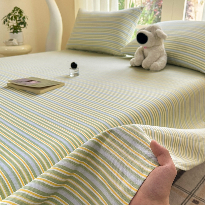 91家纺网 家纺一手货源 找家纺 红日子纺织品 2026新款老粗布纯棉床单单床单床单单件 知意