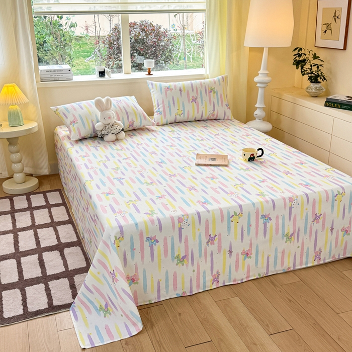 91家纺网 家纺一手货源 找家纺 （总）红日子纺织品 2026新款老粗布原棉床单单床单床单单件