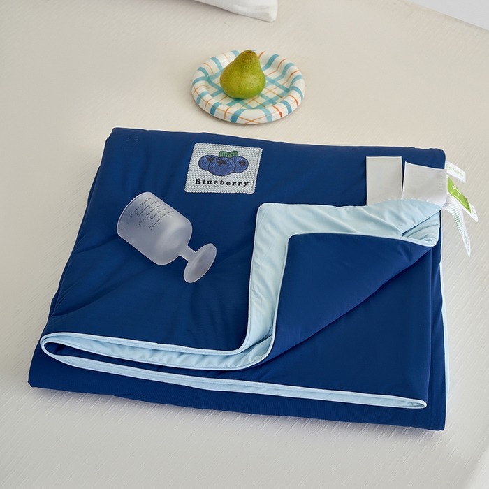 91家纺网 家纺一手货源 找家纺 （总）摩时 2026春夏新款凉感丝夏被纯色系空调凉被单双人被子