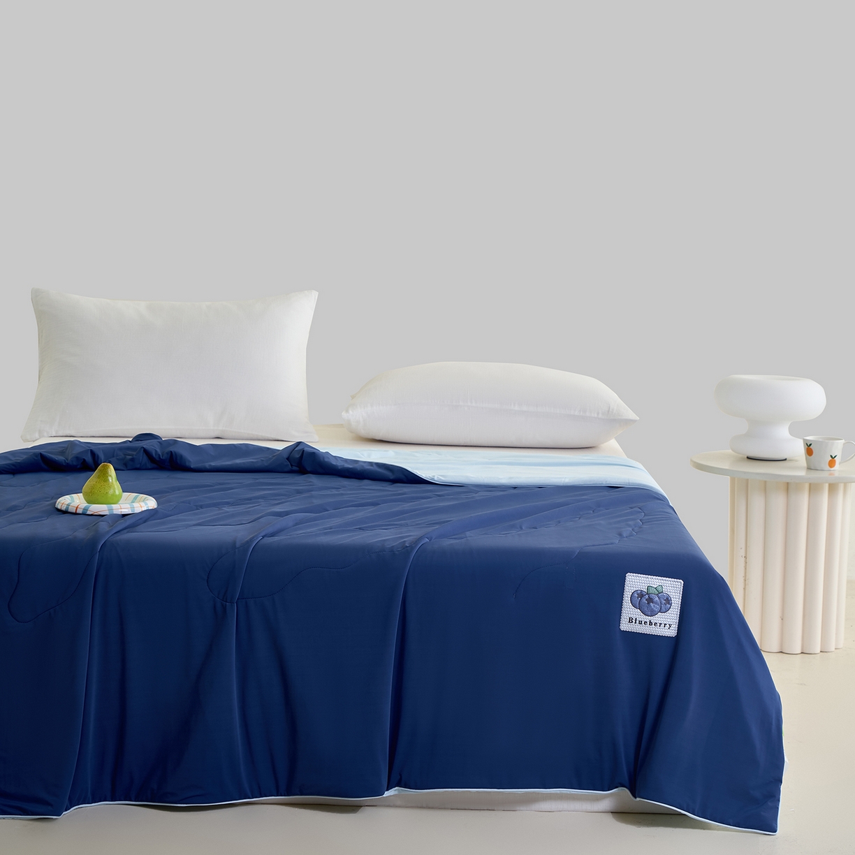 91家纺网 家纺一手货源 找家纺 （总）摩时 2026春夏新款凉感丝夏被纯色系空调凉被单双人被子