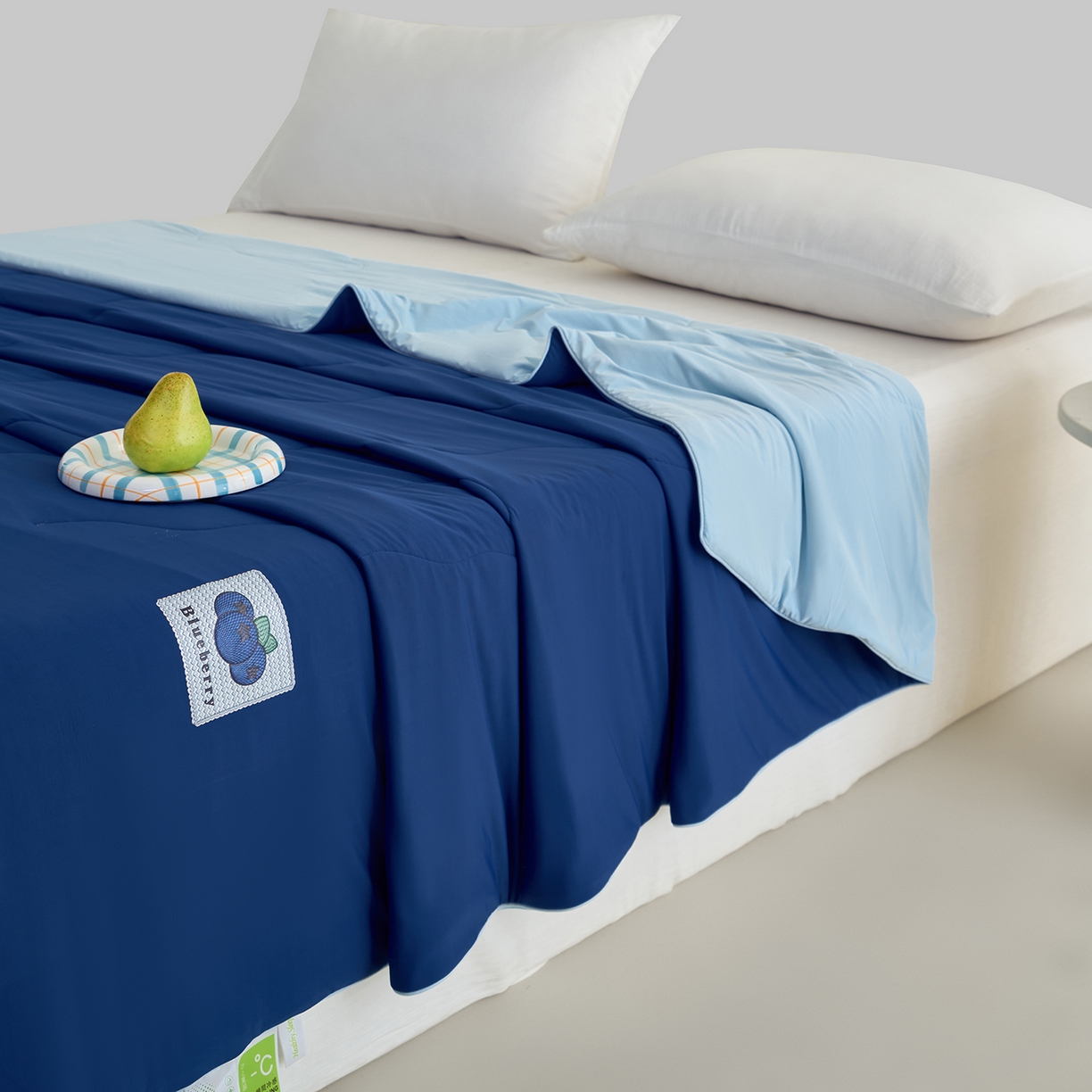 91家纺网 家纺一手货源 找家纺 （总）摩时 2026春夏新款凉感丝夏被纯色系空调凉被单双人被子