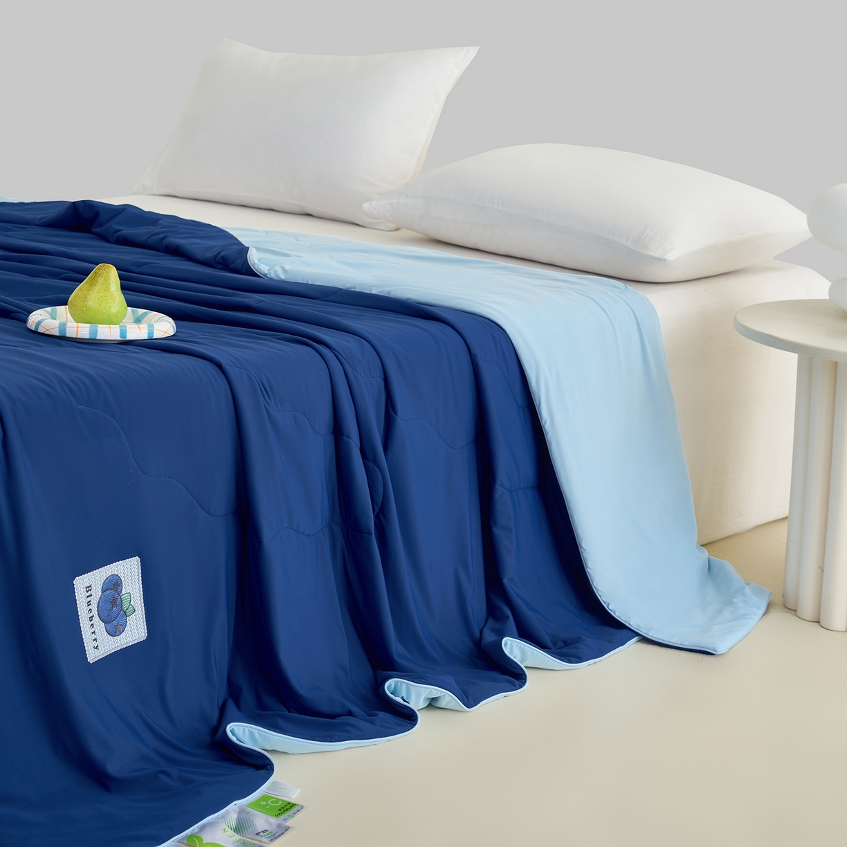 91家纺网 家纺一手货源 找家纺 （总）摩时 2026春夏新款凉感丝夏被纯色系空调凉被单双人被子