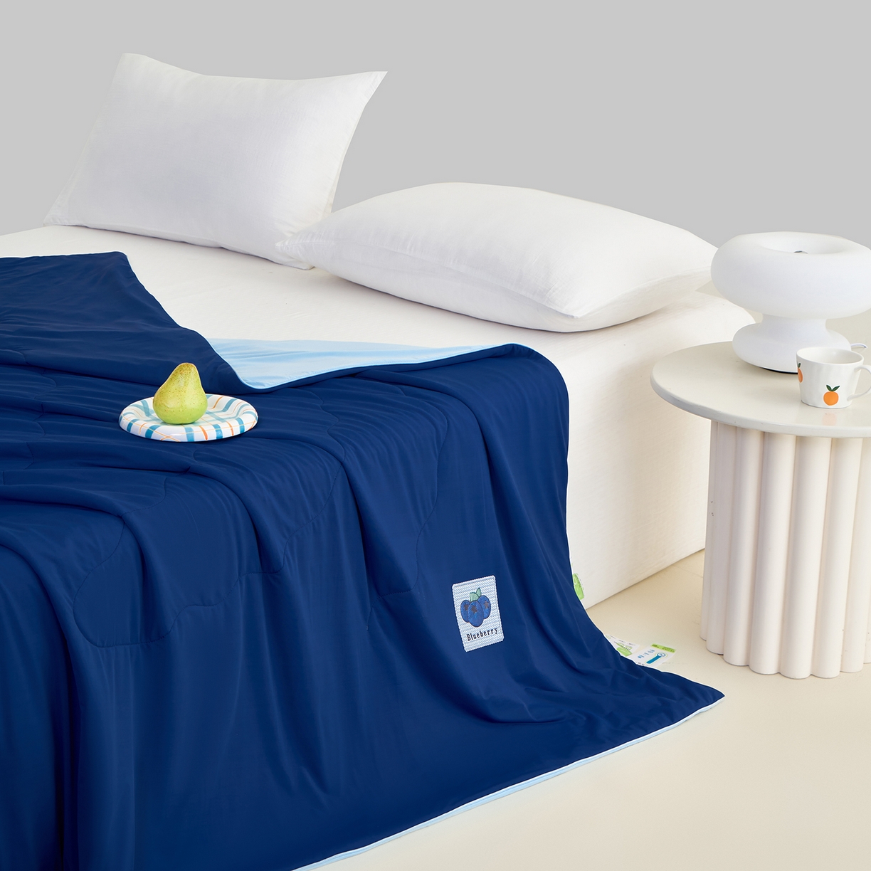 91家纺网 家纺一手货源 找家纺 （总）摩时 2026春夏新款凉感丝夏被纯色系空调凉被单双人被子