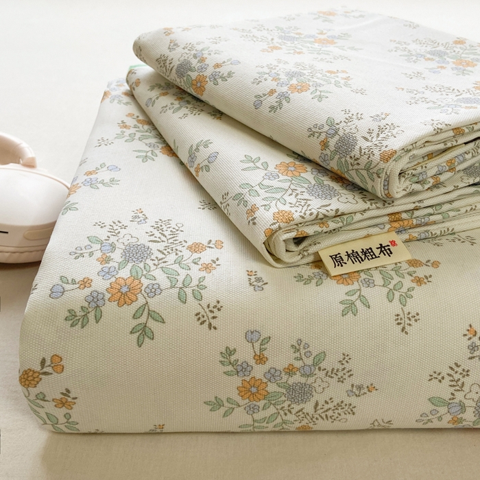 91家纺网 家纺一手货源 找家纺 （总）红日子纺织品 2026新款老粗布原棉床单单床单床单单件