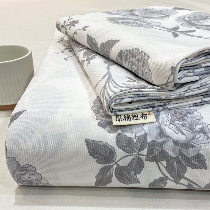 91家纺网 家纺一手货源 找家纺 （总）红日子纺织品 2026新款老粗布原棉床单单床单床单单件