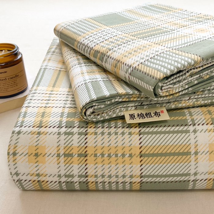 91家纺网 家纺一手货源 找家纺 （总）红日子纺织品 2026新款老粗布原棉床单单床单床单单件