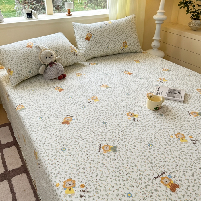 91家纺网 家纺一手货源 找家纺 红日子纺织品 2026新款老粗布原棉床单单床单床单单件 芳甸