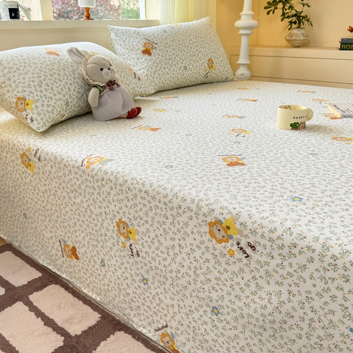 91家纺网 家纺一手货源 找家纺 红日子纺织品 2026新款老粗布原棉床单单床单床单单件 芳甸