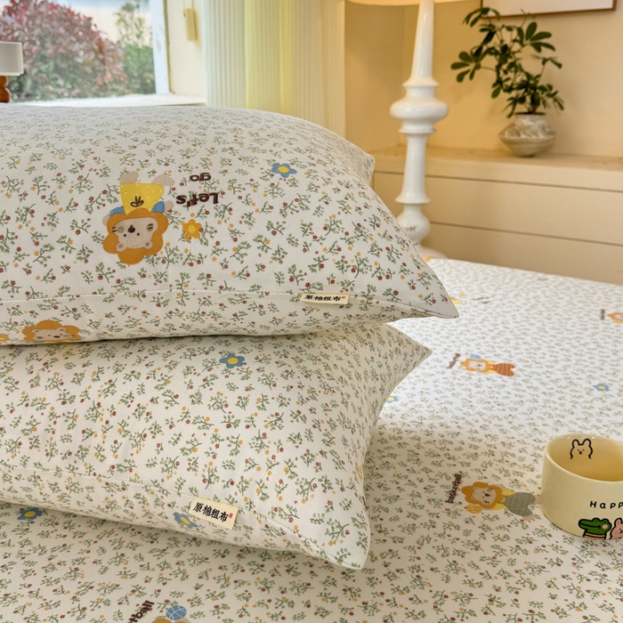 91家纺网 家纺一手货源 找家纺 红日子纺织品 2026新款老粗布原棉床单单床单床单单件 芳甸