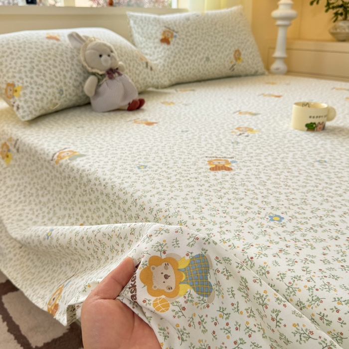 91家纺网 家纺一手货源 找家纺 红日子纺织品 2026新款老粗布原棉床单单床单床单单件 芳甸