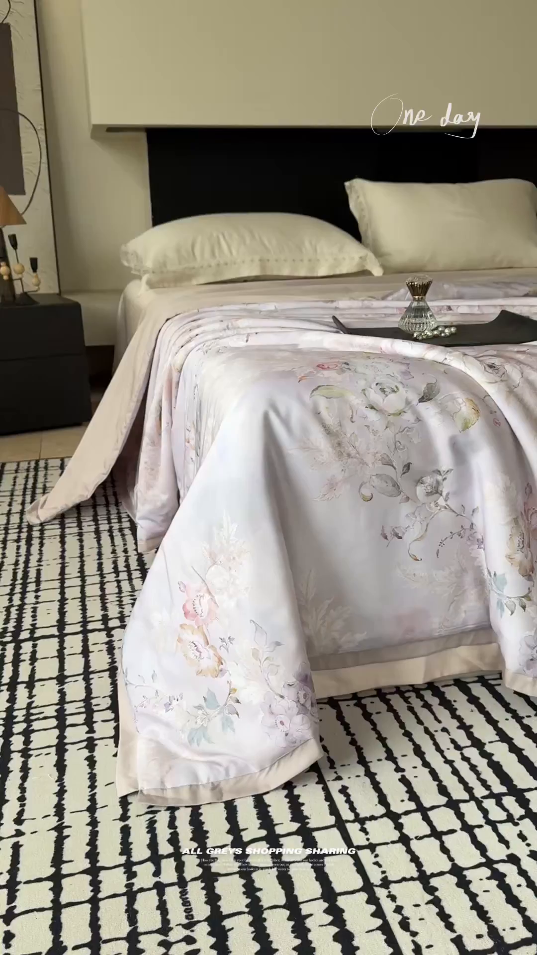 91家纺网 家纺一手货源 找家纺 摩时 2026春夏新款天丝印花夏被凉感空调被芯被子 幽兰空谷