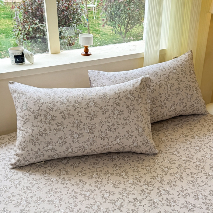 91家纺网 家纺一手货源 找家纺 红日子纺织品 2026新款老粗布原棉床单单床单床单单件 灰茉