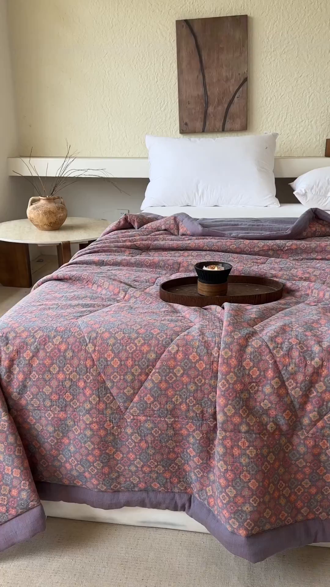 91家纺网 家纺一手货源 找家纺 摩时 2026新款全棉色织双层纱夏被夏凉被空调被 岁月如歌