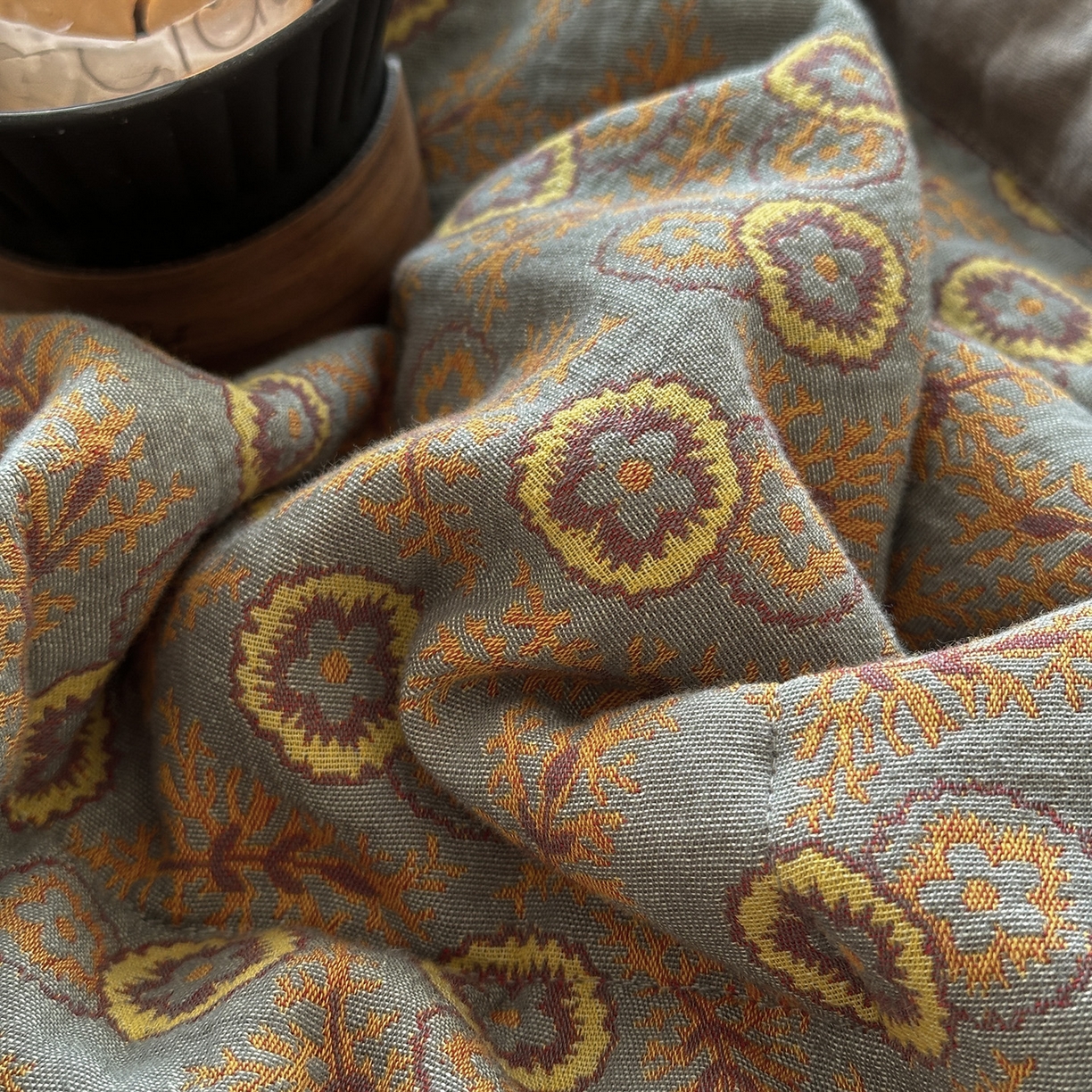 91家纺网 家纺一手货源 找家纺 摩时 2026新款全棉色织双层纱夏被夏凉被空调被 甜梦时光