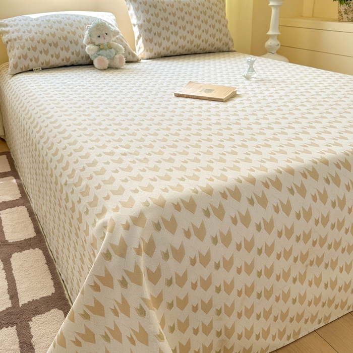 91家纺网 家纺一手货源 找家纺 红日子纺织品 2026新款老粗布原棉床单单床单床单单件 金羽