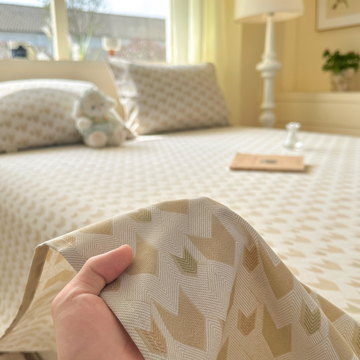 91家纺网 家纺一手货源 找家纺 红日子纺织品 2026新款老粗布原棉床单单床单床单单件 金羽