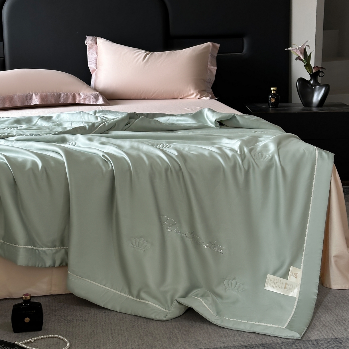 91家纺网 家纺一手货源 找家纺 （总）摩时 2026新款纯色天丝夏被夏凉被空调被