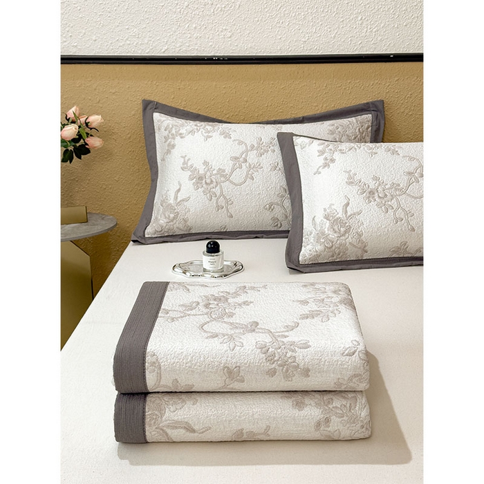 91家纺网 家纺一手货源 找家纺 卡初家居（原微来） 2026新款夏天A类母婴级凉感值过0.21凉豆豆软席凉席席子-思琳娜系列 思琳娜-豆咖