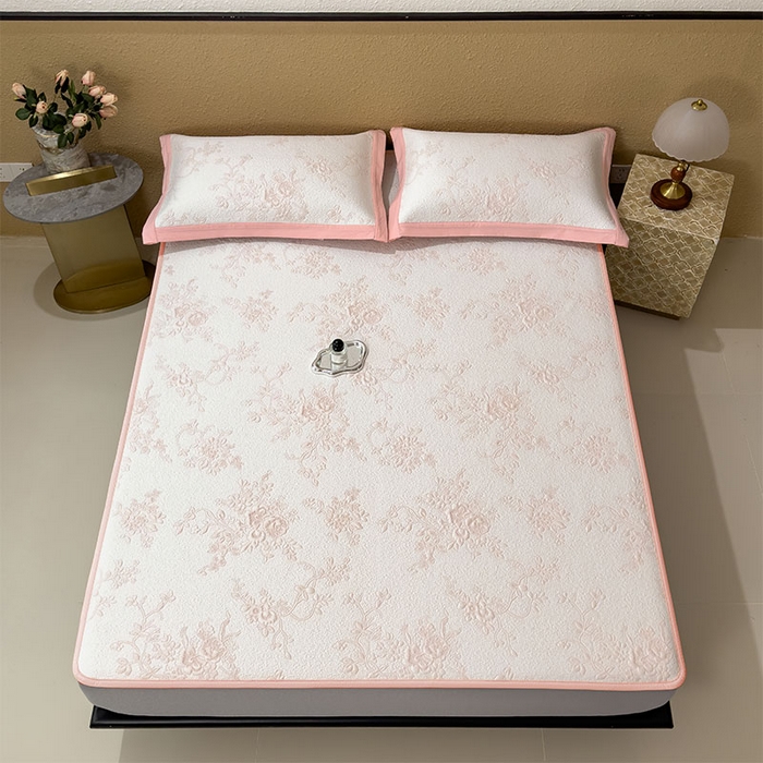 91家纺网 家纺一手货源 找家纺 卡初家居（原微来） 2026新款夏天A类母婴级凉感值过0.21凉豆豆软席凉席席子-思琳娜系列 思琳娜-冰粉