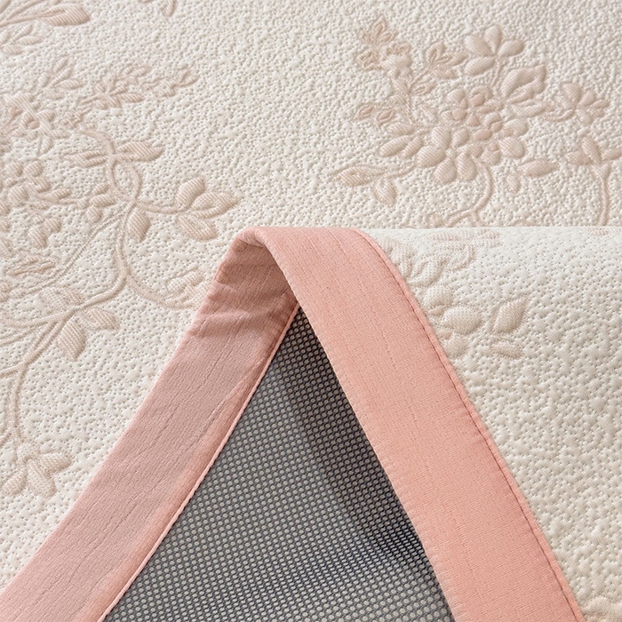 91家纺网 家纺一手货源 找家纺 卡初家居（原微来） 2026新款夏天A类母婴级凉感值过0.21凉豆豆软席凉席席子-思琳娜系列 思琳娜-冰粉