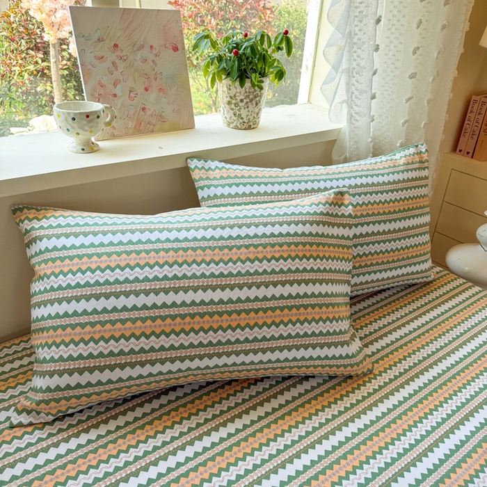 91家纺网 家纺一手货源 找家纺 红日子纺织品 2026新款老粗布原棉床单单床单床单单件 绿漪