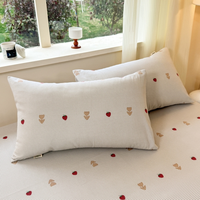 91家纺网 家纺一手货源 找家纺 红日子纺织品 2026新款老粗布原棉床单单床单床单单件 莓犬