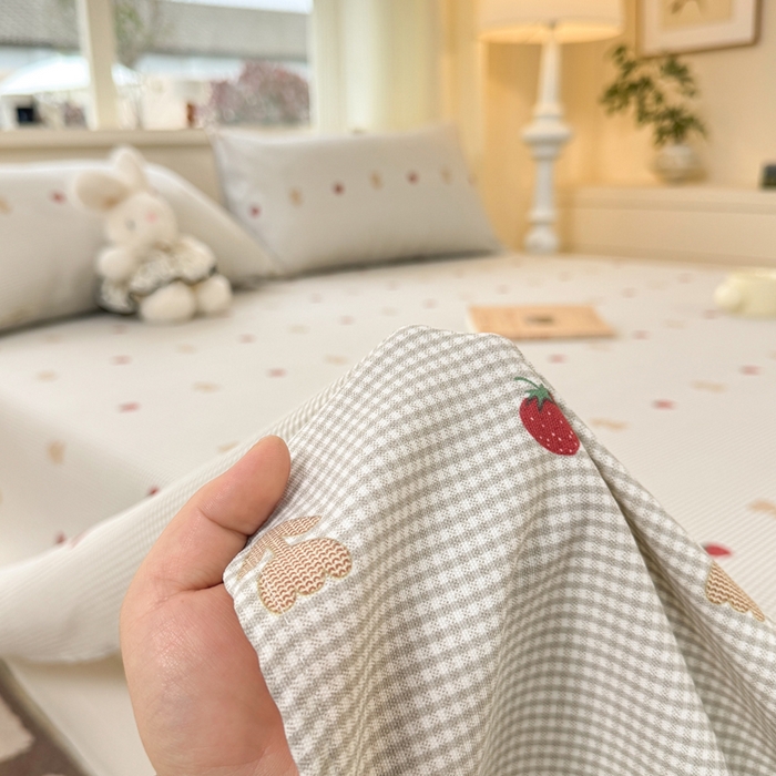 91家纺网 家纺一手货源 找家纺 红日子纺织品 2026新款老粗布原棉床单单床单床单单件 莓犬