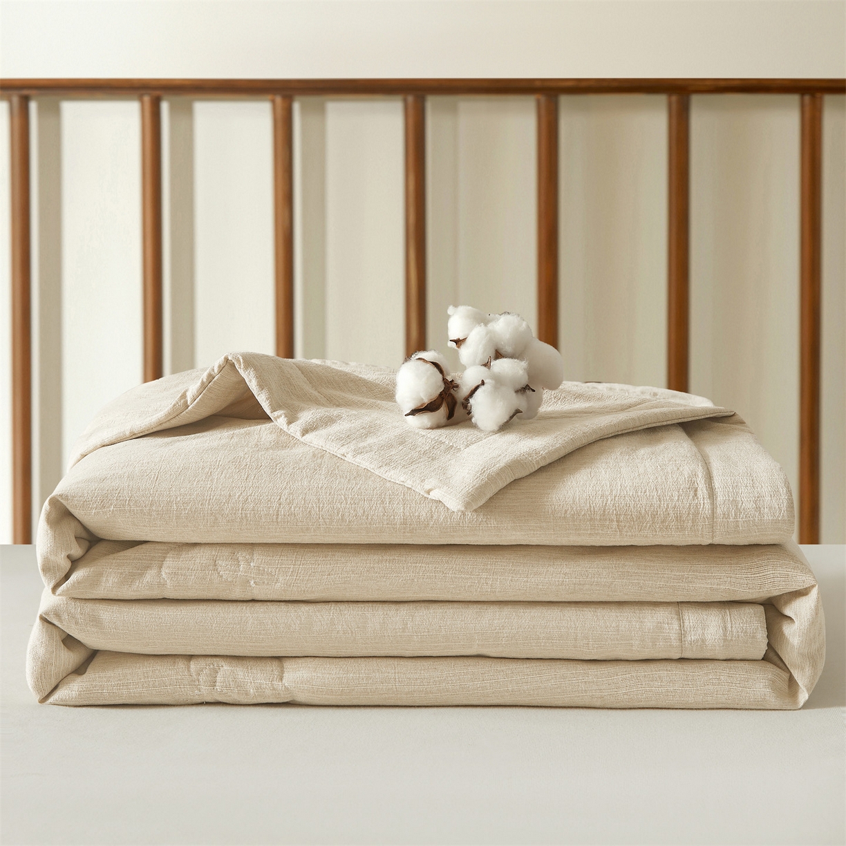 91家纺网 家纺一手货源 找家纺 招财星家纺 2026新款纯色棉麻100%新疆棉花夏被棉花被夏凉被空调被（带质检报告买家秀） 棉麻-浅咖