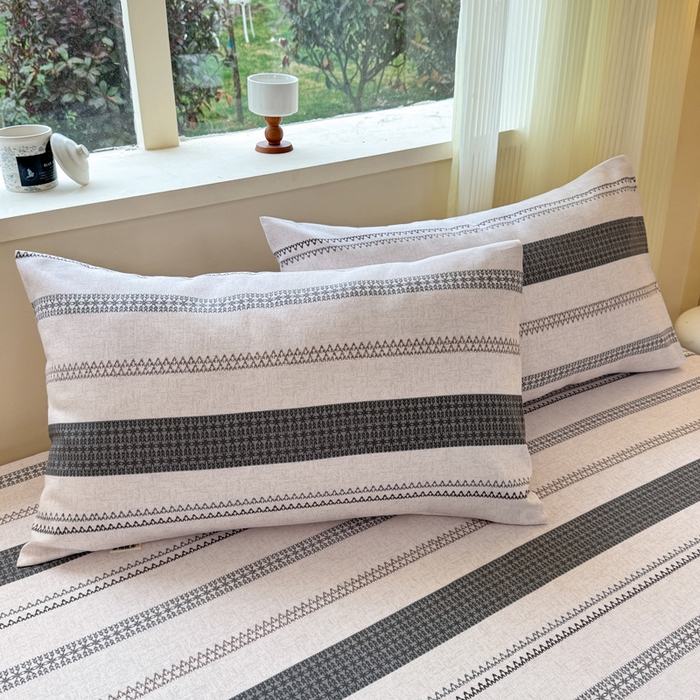 91家纺网 家纺一手货源 找家纺 红日子纺织品 2026新款老粗布原棉床单单床单床单单件 墨痕